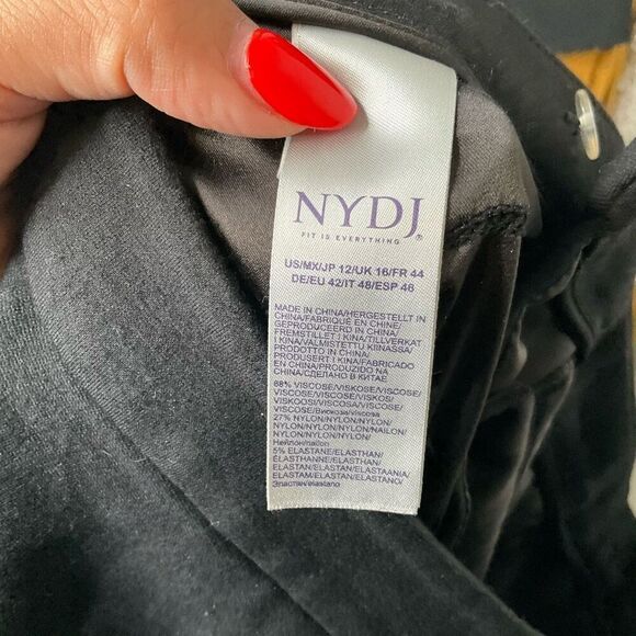 NYDJ Slim Trouser Ponte Knit Pants - Picture 10 of 11